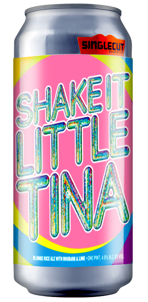 singlecut beer can singlecut shake it little tina blonde rice ale with rhubarb and lime one pint