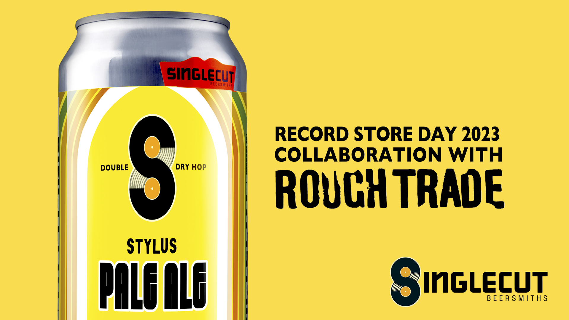 stylus pale ale beer can record store day 23 collaboration with rough trade