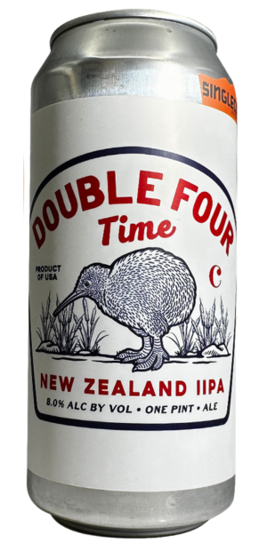 DOUBLE FOUR TIME NEW ZEALAND IIPA 8& ABV BY VOL ONE PINT ALE