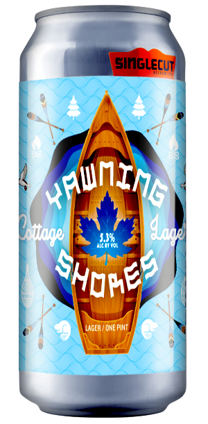 Yawning Shores Cottage Lager 5.3% ABV